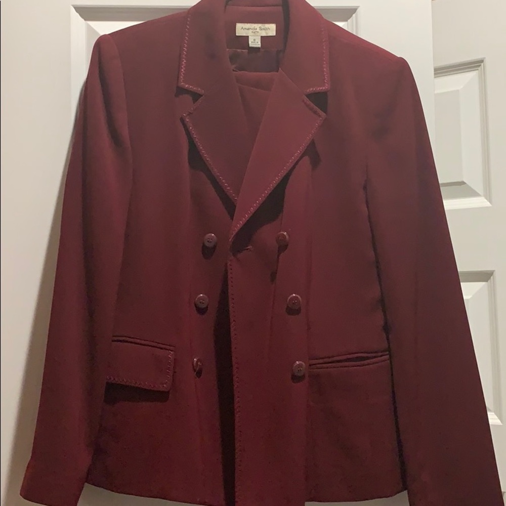 Three Piece Woman’s Suit.  Skirt, Top And Jacket